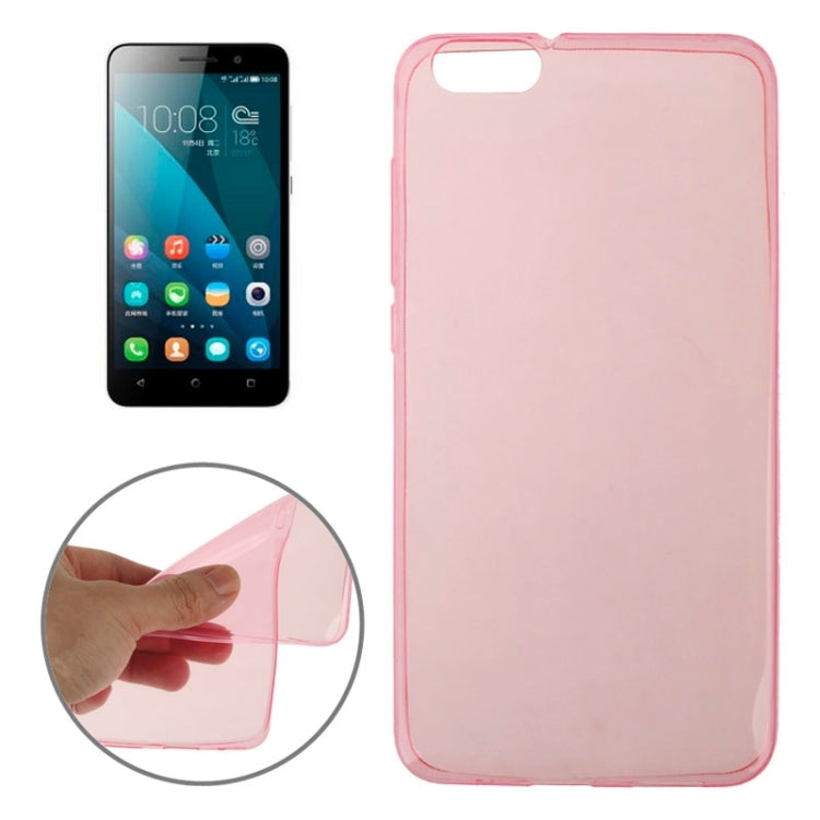 0.7mm Ultra-thin TPU Transparent Protective Case for Huawei Honor 4X