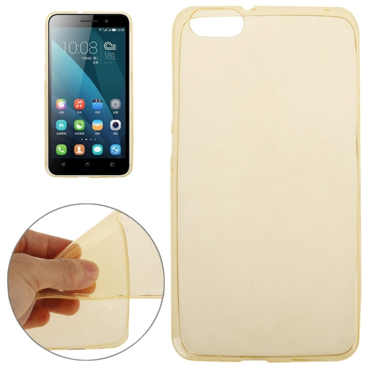 0.7mm Ultra-thin TPU Transparent Protective Case for Huawei Honor 4X