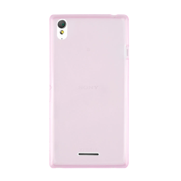 0.45mm Ultra-thin Polycarbonate Material TPU & Jelly Case for Sony Xperia T3