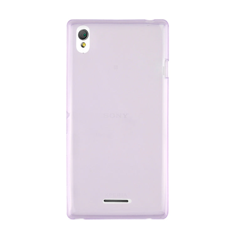 0.45mm Ultra-thin Polycarbonate Material TPU & Jelly Case for Sony Xperia T3