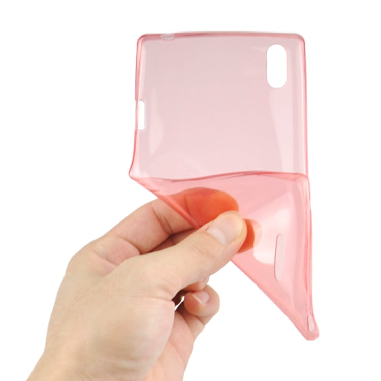 0.45mm Ultra-thin Polycarbonate Material TPU & Jelly Case for Sony Xperia T3