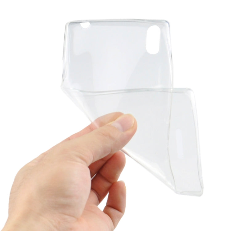 0.45mm Ultra-thin Polycarbonate Material TPU & Jelly Case for Sony Xperia T3