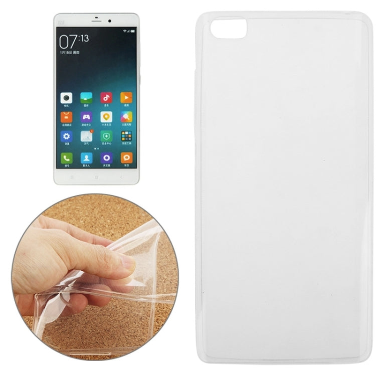 Pure Color Pattern TPU Case for Xiaomi Note(Transparent)