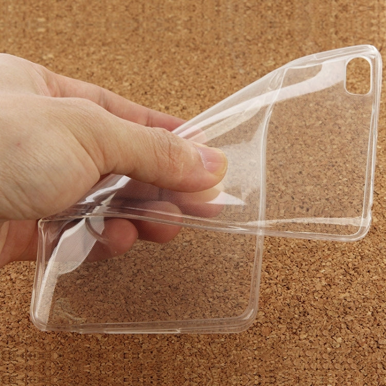 Pure Color Pattern TPU Case for Xiaomi Note(Transparent)