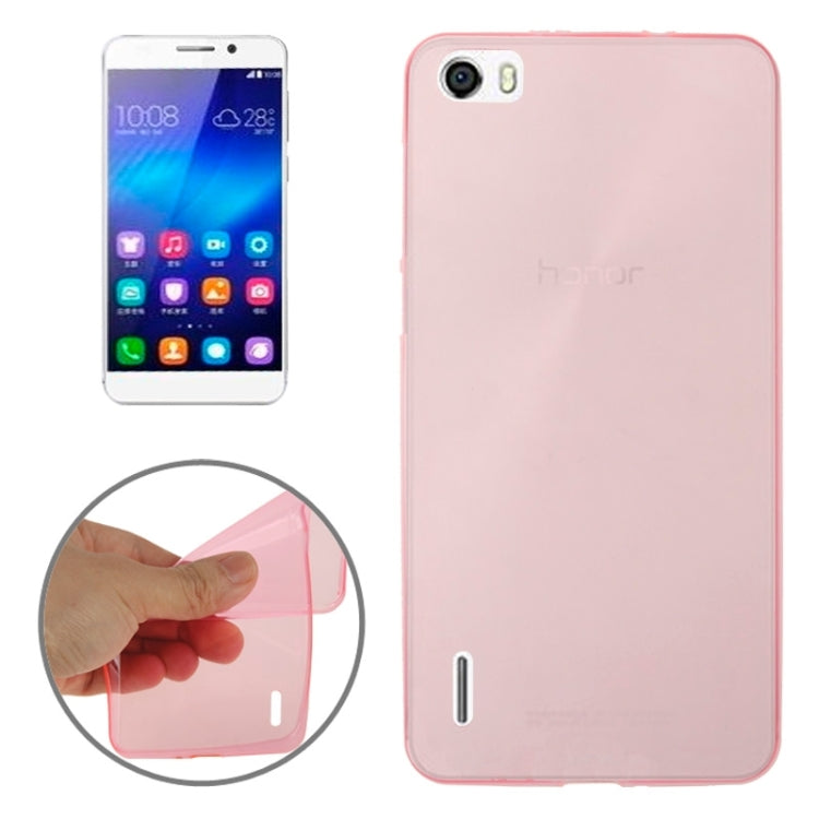 0.7mm Ultra-thin TPU Transparent Protective Case for Huawei Honor 6