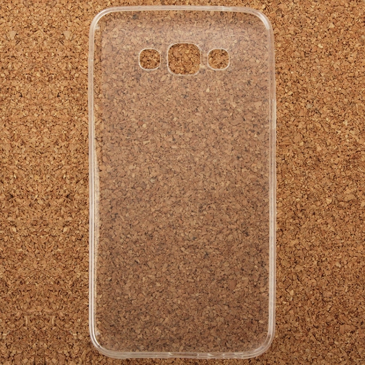 Pure Color Pattern TPU Case for Galaxy E7 / E700(Transparent)