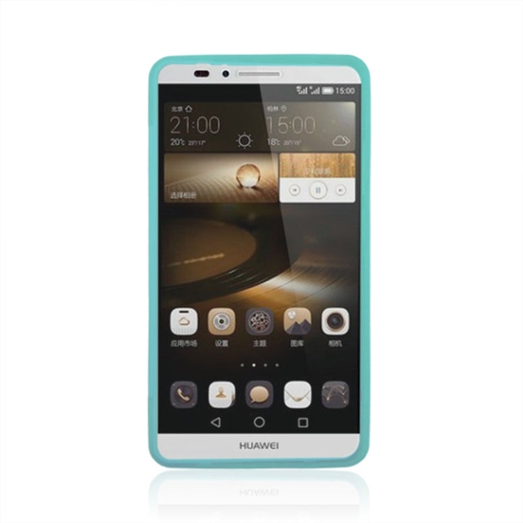 Full Body TPU Skin Cover with Touchable Wallet flip Screen Protective Case for Huawei Mate 7