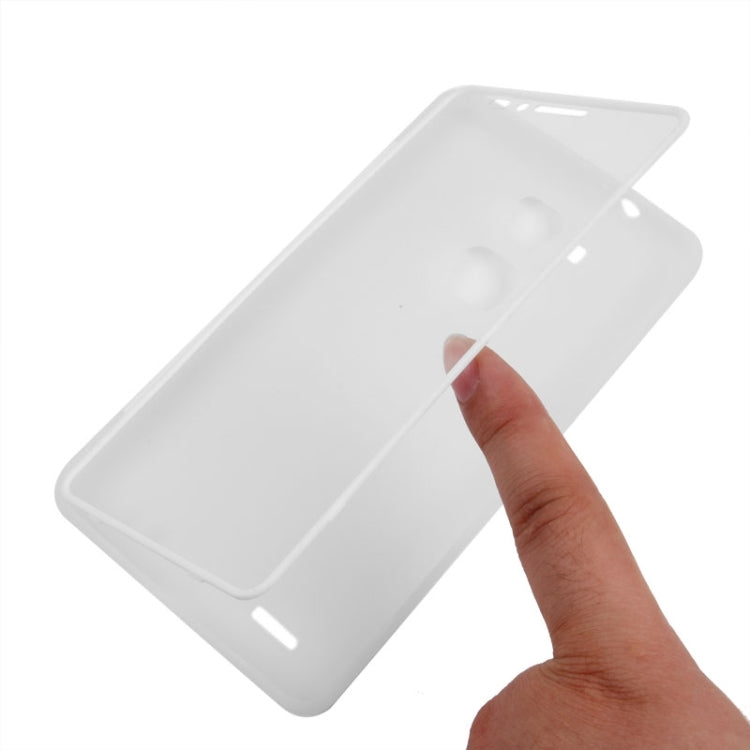 Full Body TPU Skin Cover with Touchable Wallet flip Screen Protective Case for Huawei Mate 7