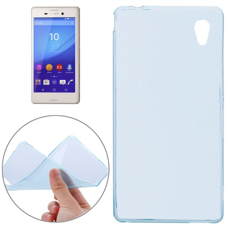 Soft Transparent TPU Protective Case for Sony Xperia M4 Aqua