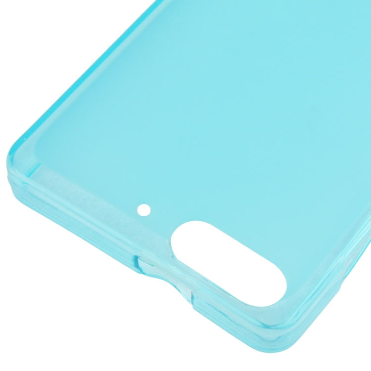 Translucent Frosted TPU Case for Huawei Ascend G6 (Baby Blue)