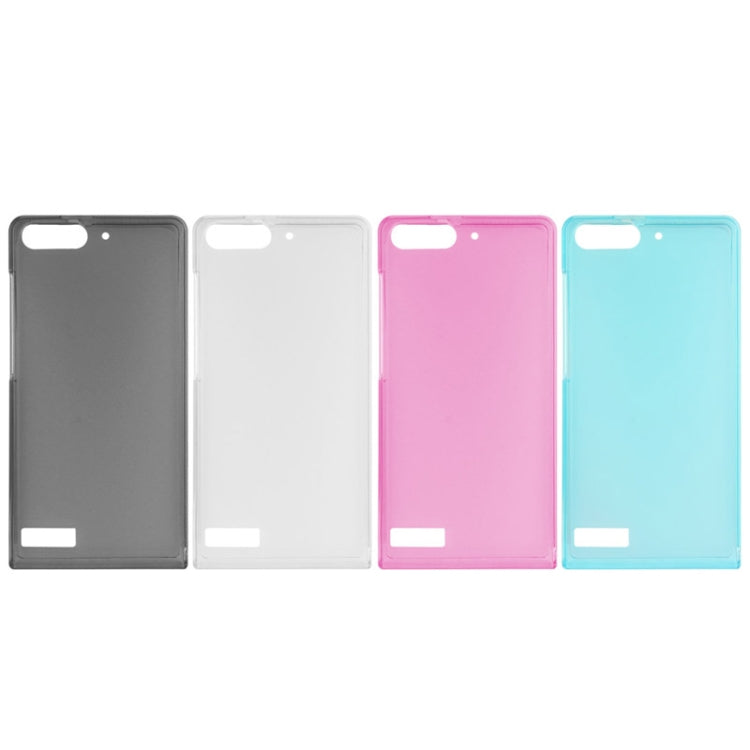 Translucent Frosted TPU Case for Huawei Ascend G6 (Baby Blue)