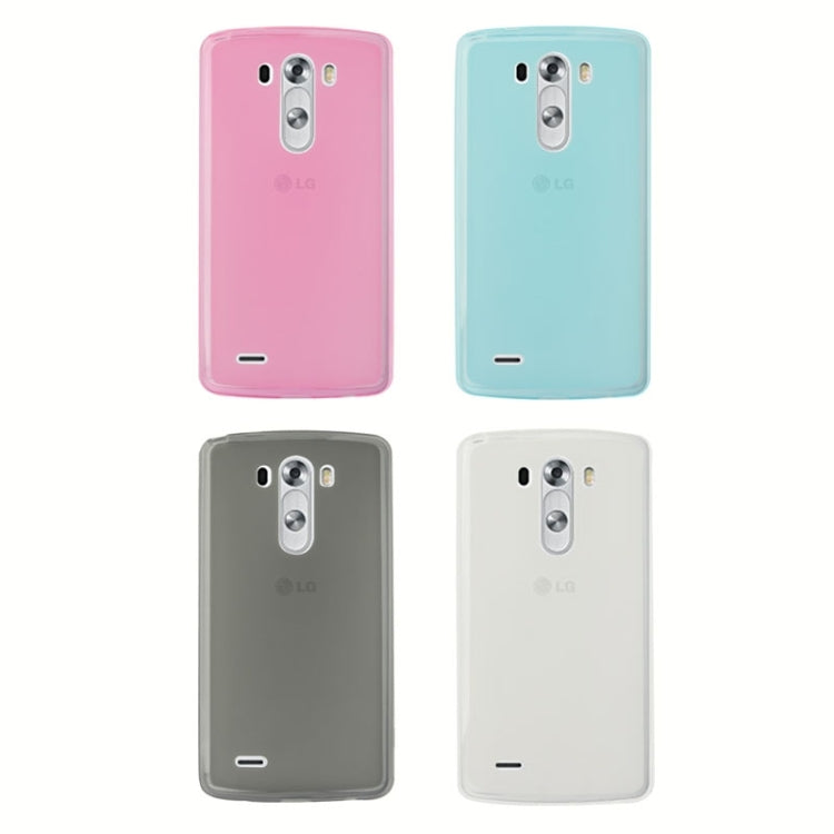 Anti-slip Frosted TPU Case for LG G3 Mini(Magenta)