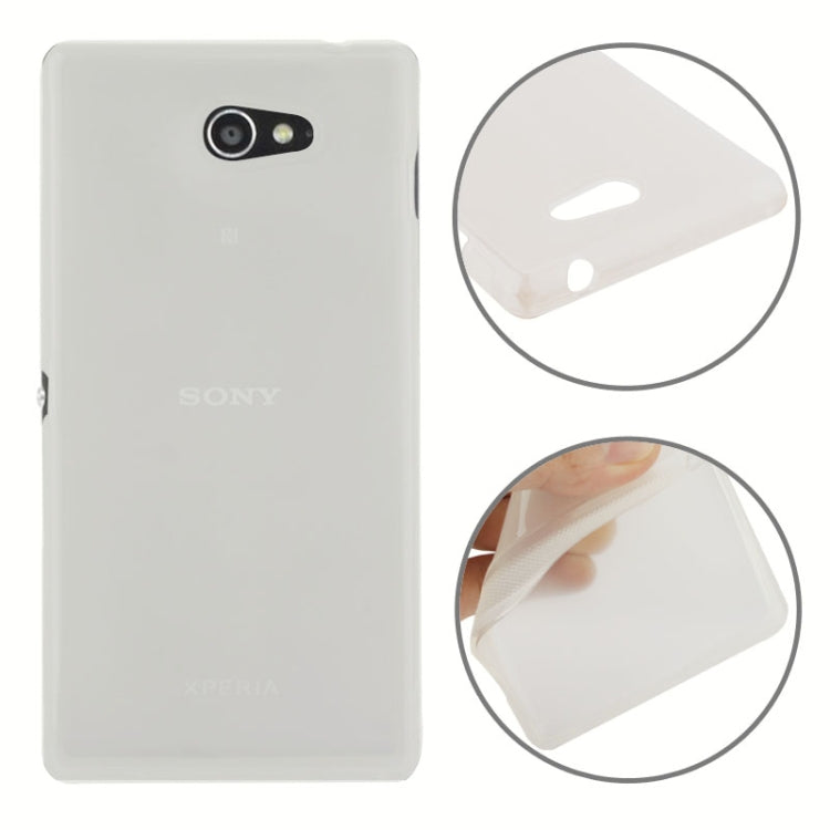 Smooth Surface TPU Case for Sony Xperia  M2 / S50h