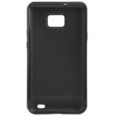Glossy TPU Case for Galaxy S II / i9100(Black)