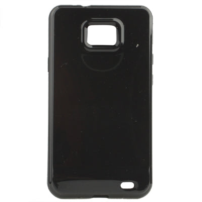Glossy TPU Case for Galaxy S II / i9100(Black)