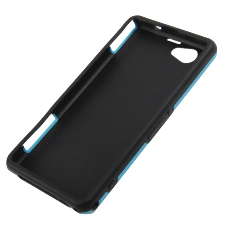 2-color Series Grid Texture TPU + Plastic Case for Sony Xperia Z1 mini