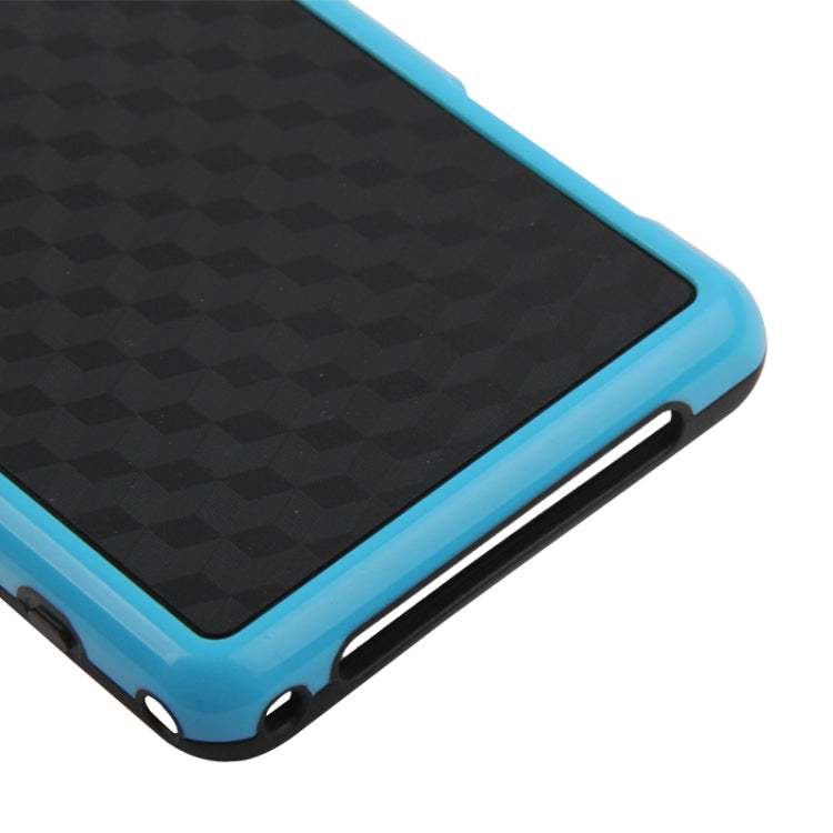 2-color Series Grid Texture TPU + Plastic Case for Sony Xperia Z1 mini