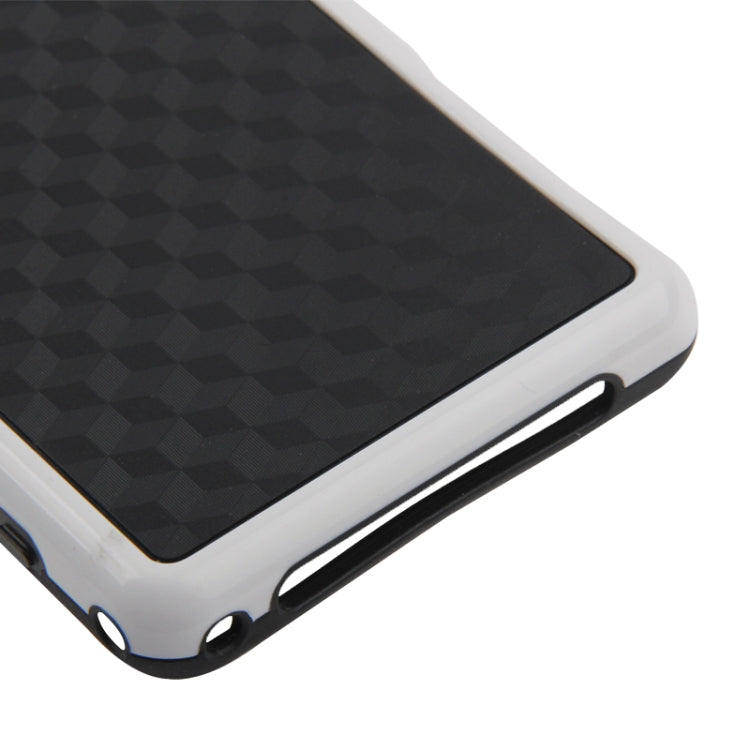 2-color Series Grid Texture TPU + Plastic Case for Sony Xperia Z1 mini