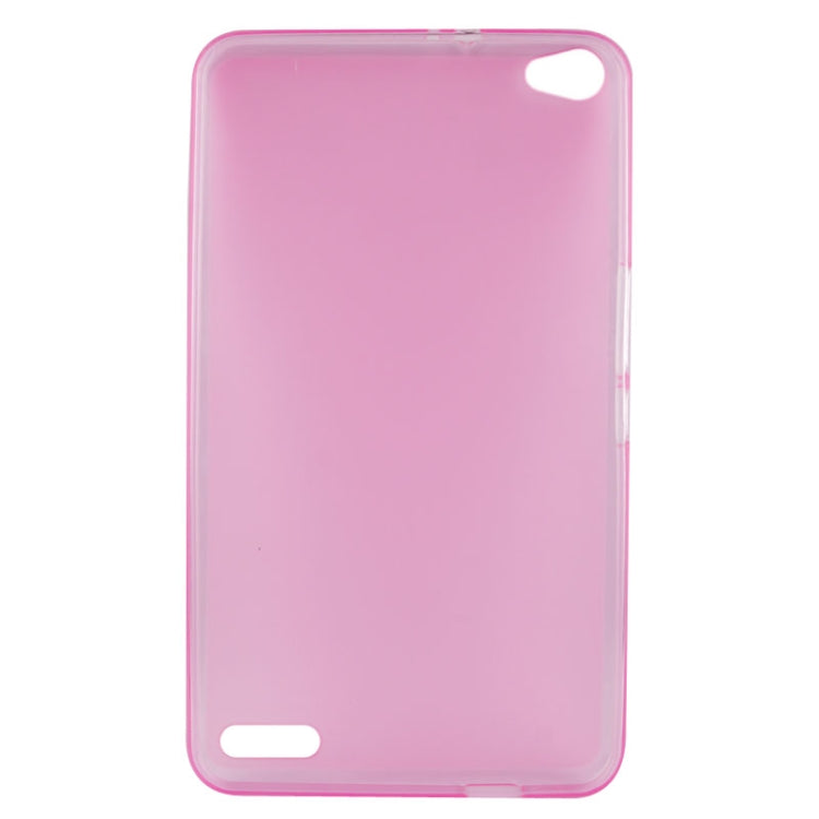 Translucent Frosted TPU Protective Case for Huawei MediaPad X1 7.0 (Pink)