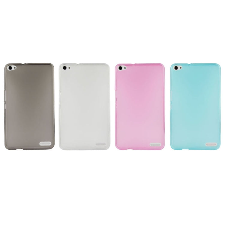 Translucent Frosted TPU Protective Case for Huawei MediaPad X1 7.0 (Pink)