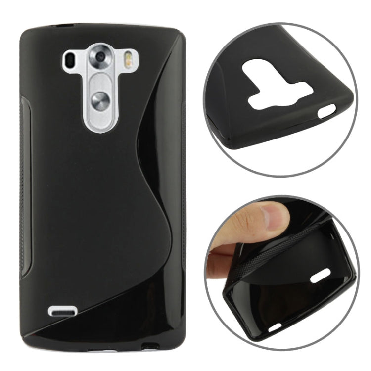 S Line Anti-skid Frosted TPU Case for LG G3 mini
