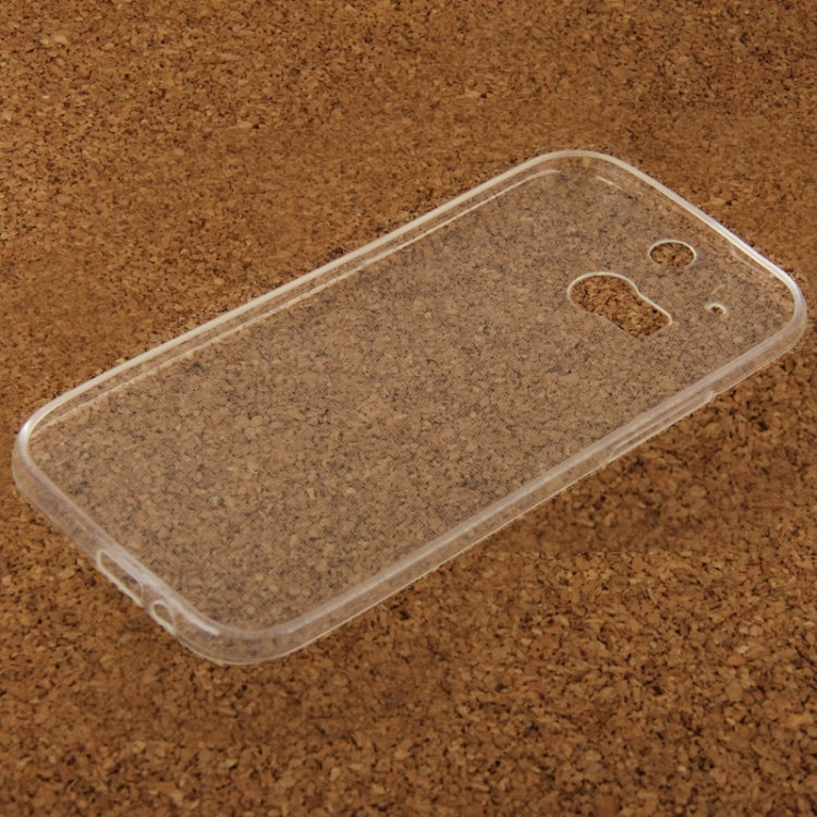 For HTC One M8 0.45mm Ultra-thin Translucent TPU Protective Case
