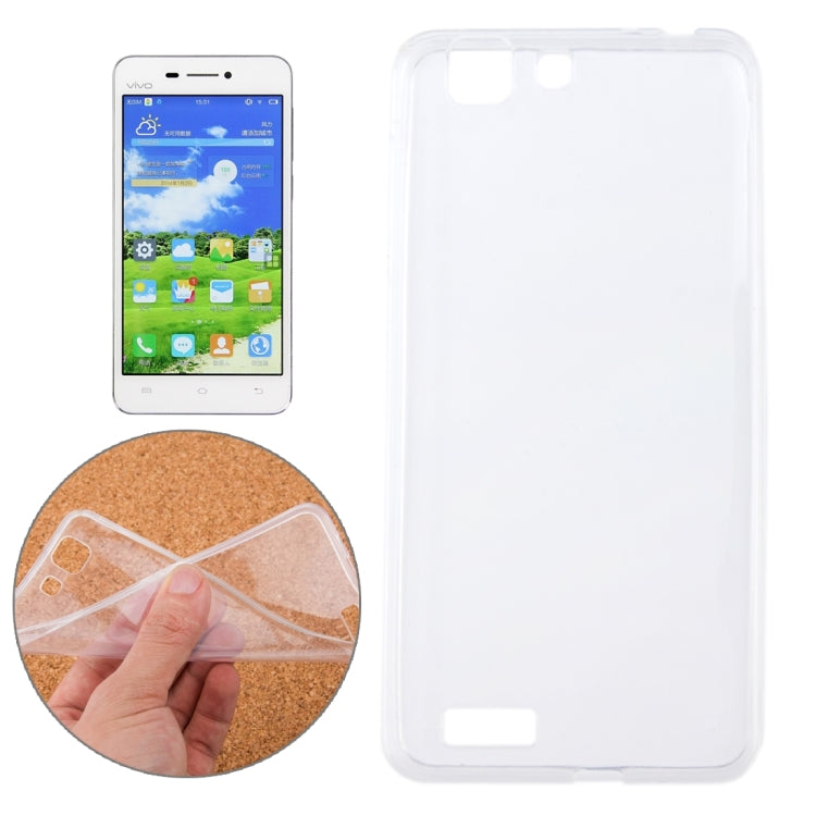 0.75mm Ultra-thin Transparent TPU Protective Case for vivo X3L