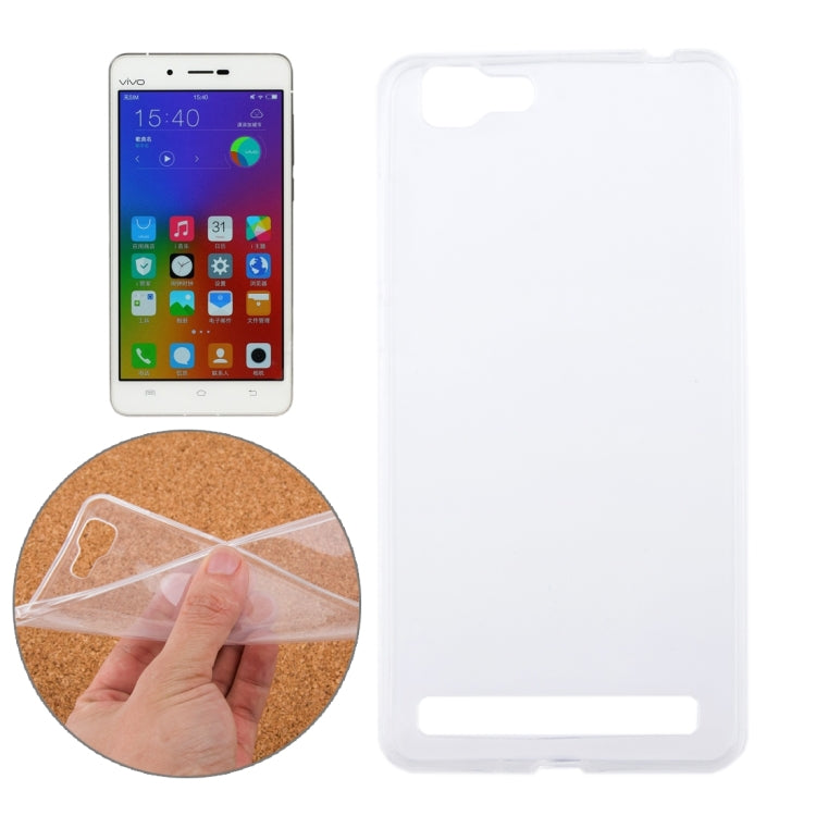 0.75mm Ultra-thin Transparent TPU Protective Case for vivo X5 MAX