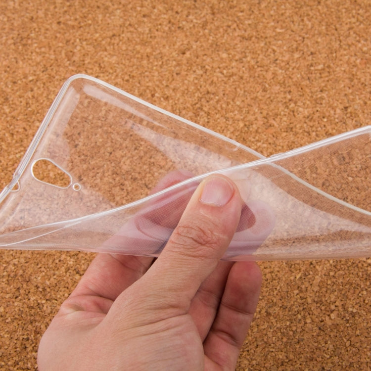 0.75mm Ultra-thin Transparent TPU Protective Case for Sony Xperia C5