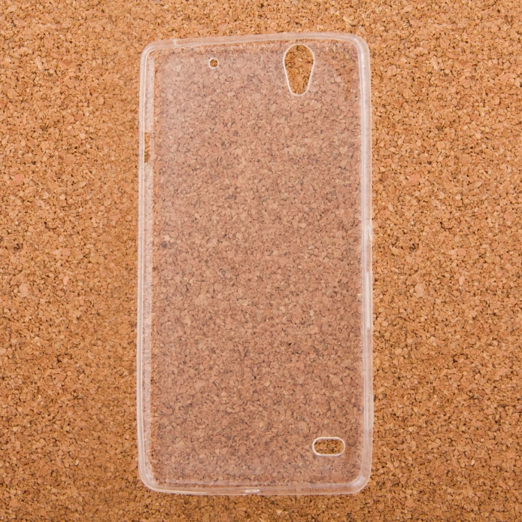 0.75mm Ultra-thin Transparent TPU Protective Case for Sony Xperia C4