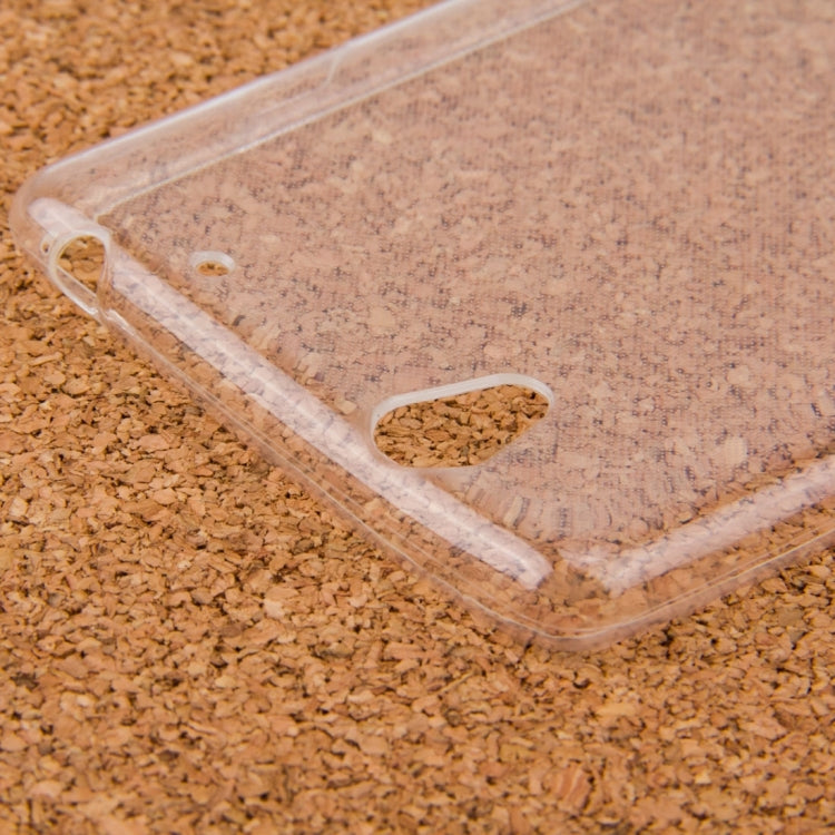 0.75mm Ultra-thin Transparent TPU Protective Case for Sony Xperia C4