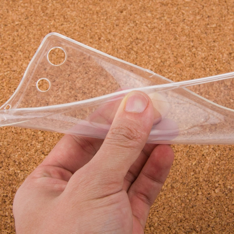 0.75mm Ultra-thin Transparent TPU Protective Case for Sony Xperia M5