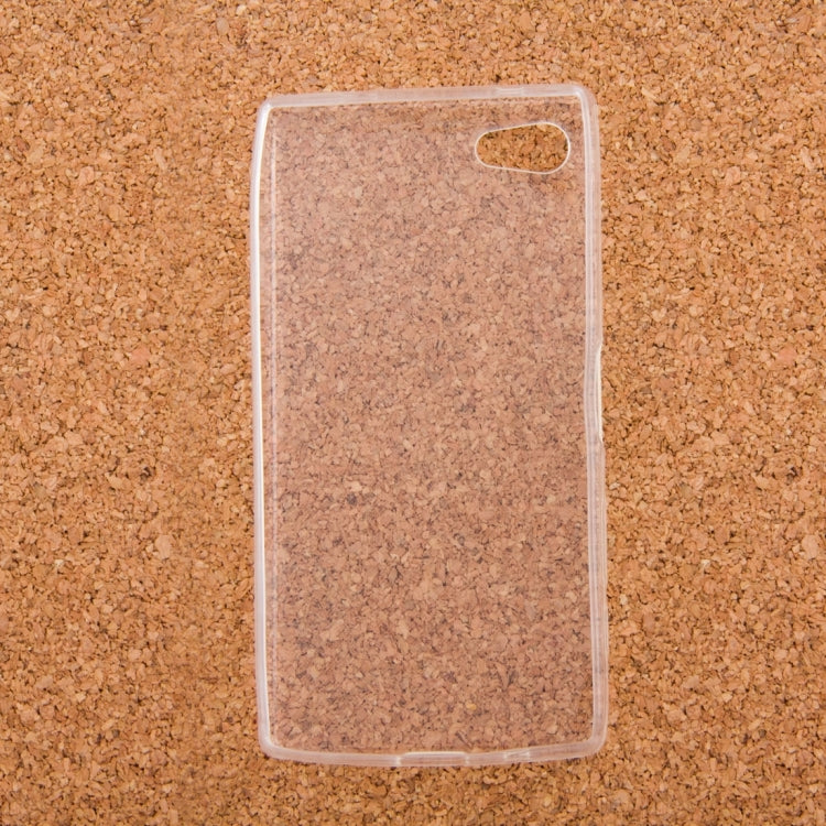 0.75mm Ultra-thin Transparent TPU Protective Case for Sony Xperia Z5 Compact