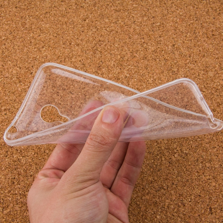 0.75mm Ultra-thin Transparent TPU Protective Case for Meizu Meilan Metal / M57A