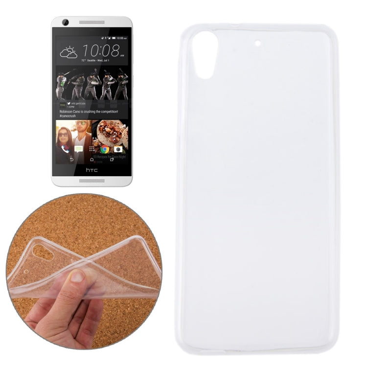 For HTC Desire 626 0.75mm Ultra-thin Transparent TPU Protective Case