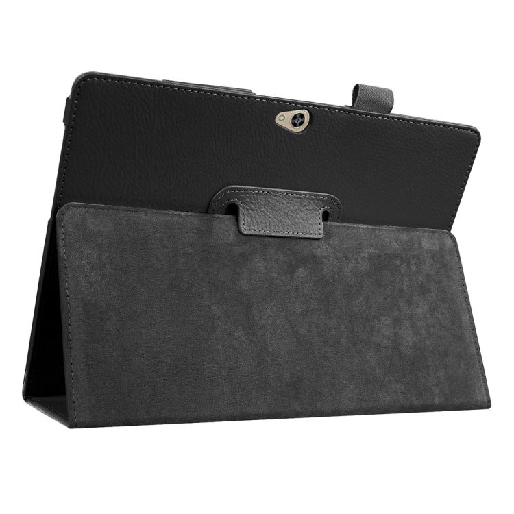 For Huawei  MediaPad M2 10.0 inch / A01W Litchi Texture Horizontal Flip Solid Color Leather Case with Holder