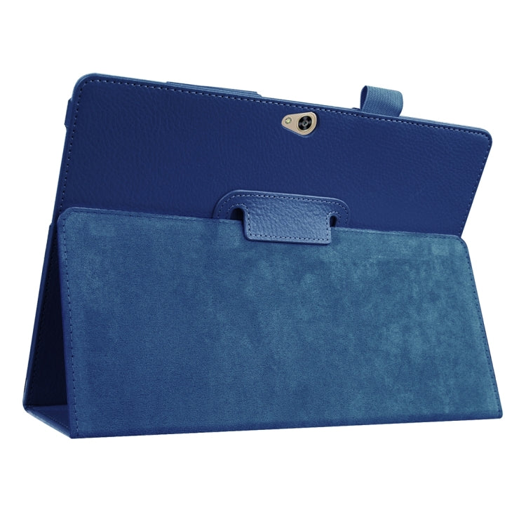 For Huawei  MediaPad M2 10.0 inch / A01W Litchi Texture Horizontal Flip Solid Color Leather Case with Holder
