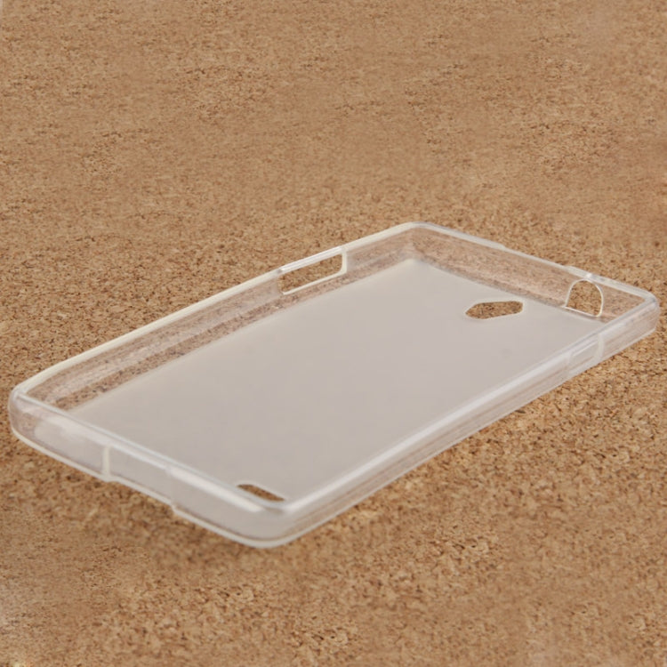 Anti-skid  TPU Protective Case for Huawei Ascend G700 (White)