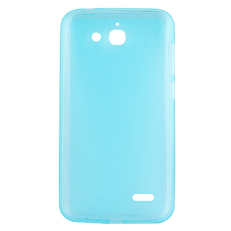 Anti-skid TPU Protective Case for Huawei Ascend G730 (Light Blue)