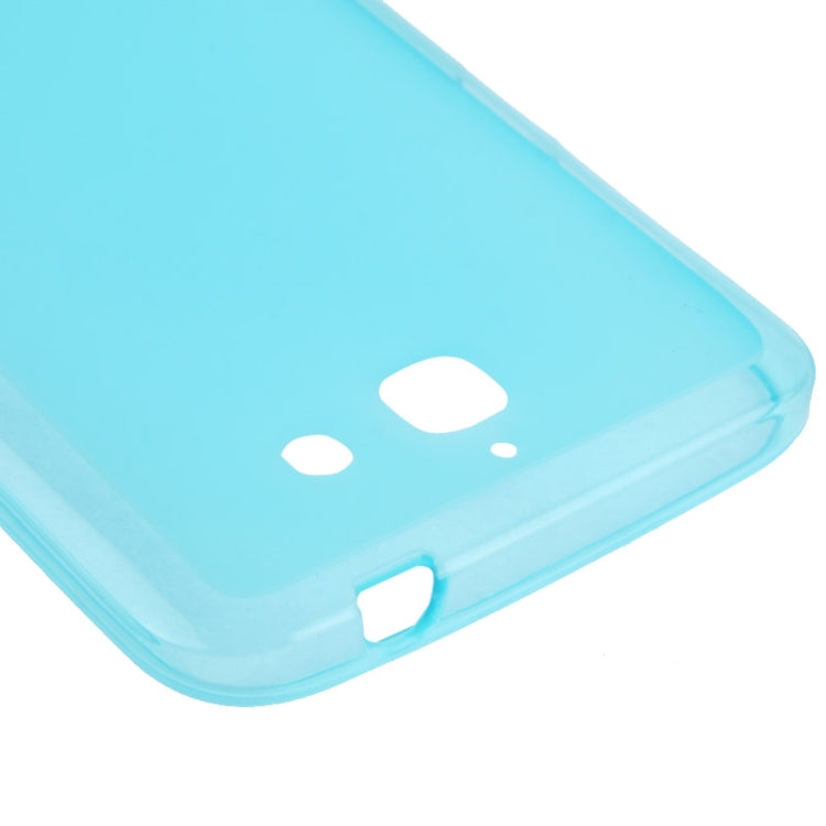 Anti-skid TPU Protective Case for Huawei Ascend G730 (Light Blue)