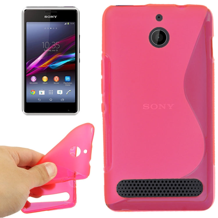 S Line Anti-skid Protection TPU Case for Sony Xperia E1
