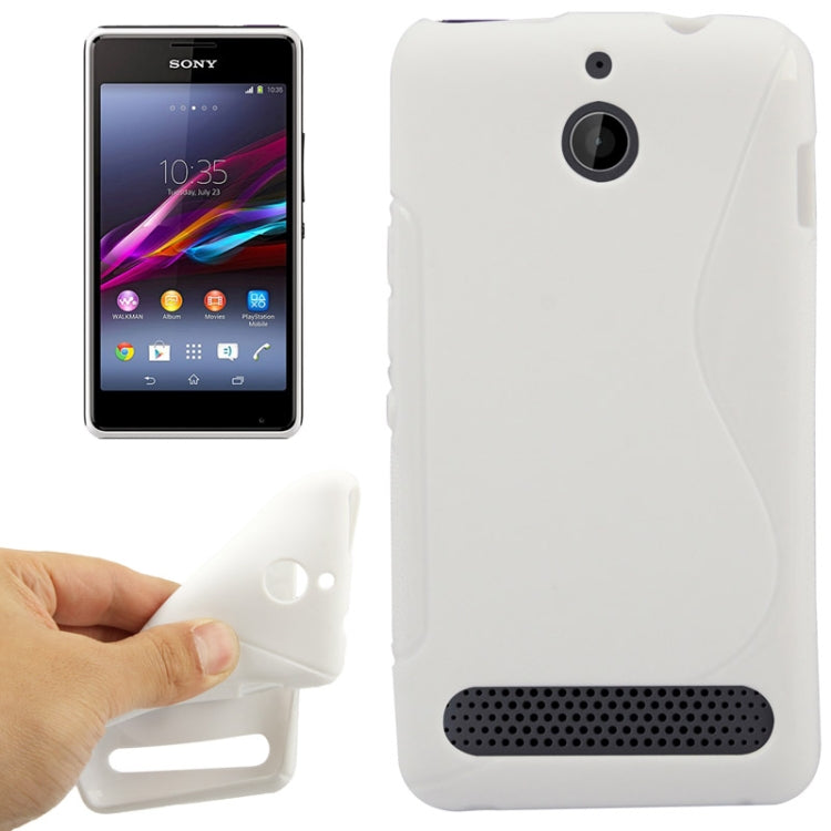 S Line Anti-skid Protection TPU Case for Sony Xperia E1