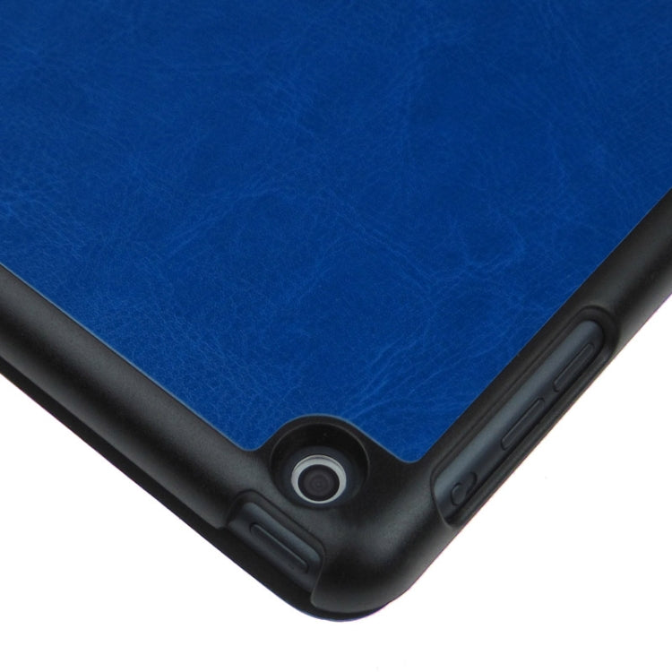 ENKAY ENK-3343 Multi-folding Crazy Horse Texture Leather Case with Sleep / Wake-up Function for iPad mini 1 / 2 / 3