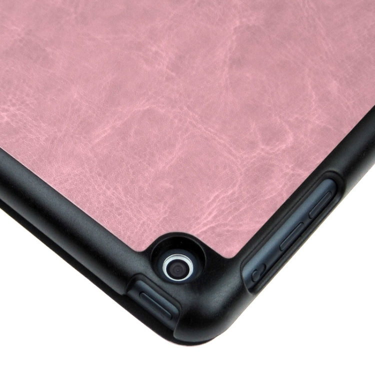 ENKAY ENK-3343 Multi-folding Crazy Horse Texture Leather Case with Sleep / Wake-up Function for iPad mini 1 / 2 / 3