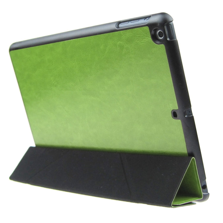 ENKAY ENK-3343 Multi-folding Crazy Horse Texture Leather Case with Sleep / Wake-up Function for iPad mini 1 / 2 / 3