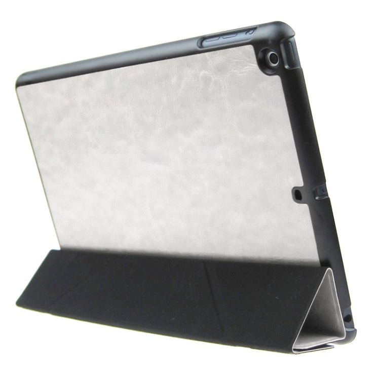 ENKAY ENK-3343 Multi-folding Crazy Horse Texture Leather Case with Sleep / Wake-up Function for iPad mini 1 / 2 / 3
