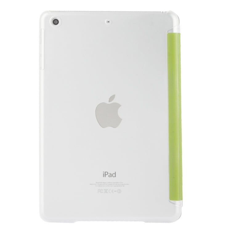 3-folding Matte Texture Leather Case with Holder & Sleep / Wake-up Function for iPad mini 1 / 2 / 3