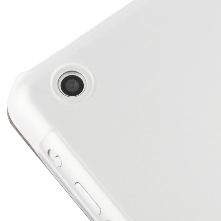 3-folding Matte Texture Leather Case with Holder & Sleep / Wake-up Function for iPad mini 1 / 2 / 3