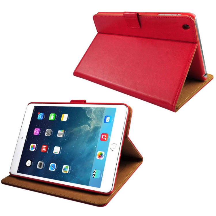 Crazy Horse Texture Leather Case with Sleep / Wake-up Function & Credit Card Slots for iPad mini 1 / 2 / 3