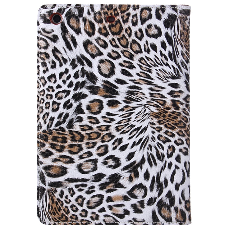 Leopard Texture Protective PU Leather Case with Sleep / Wake-up Function for iPad mini 1 / 2 / 3
